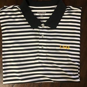 Men’s 3XL LSU Short Sleeve Golf Shirt